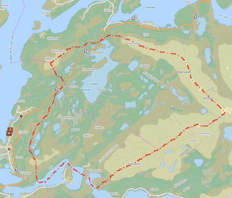 Valnesvassgrenda med Åg og Eggesvik.
