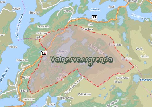 Valnesvassgrenda, oversyn.