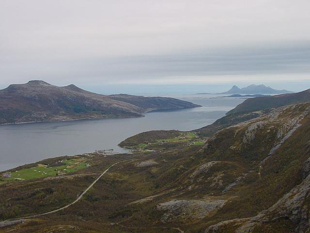 Ertenvågen og Alsvikodden fra Skålsvikhaugen