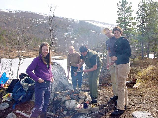 Bålplassen ved Almenningsvatnet
