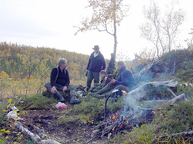 Slagplan tas ved Elvnesan, Brynjar tar bildet