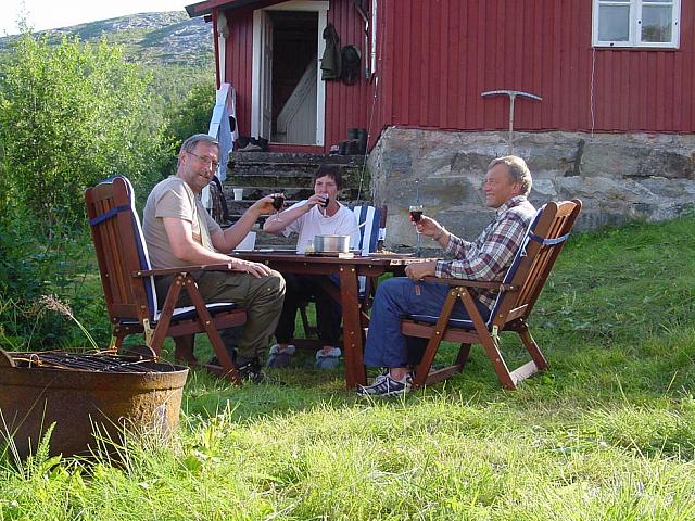Skål for ideen om terrasse