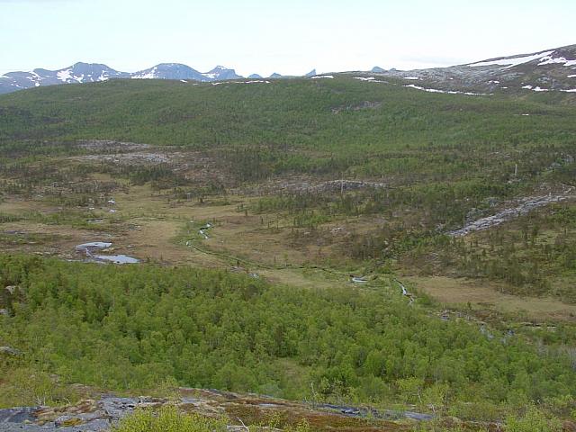 Tverrbergan, Stångsetlia og Elvnessan