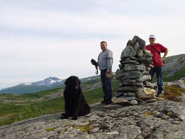 Gaia, Rolf og Trond ved Rylvarden