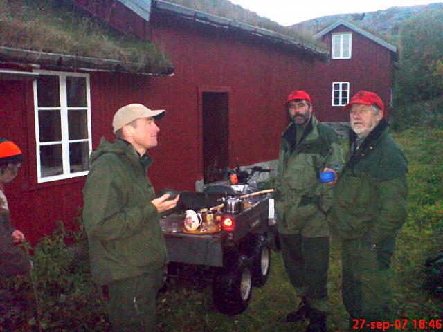 Er det kaffe i koppene?
