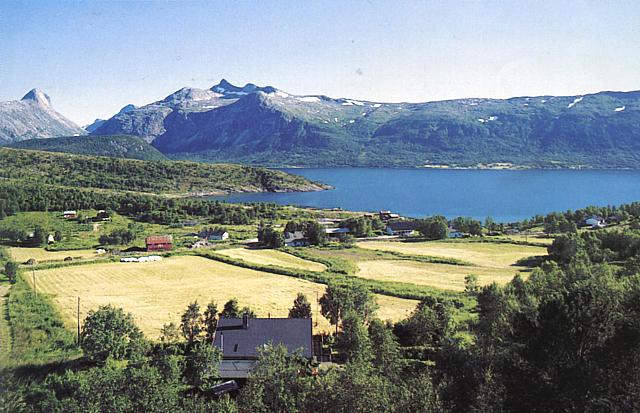 Nedre Evjo med utsikt til Fjell