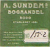 H. Sundems Boghandel