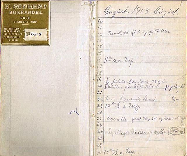 10. august - 30. august