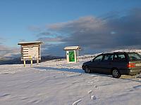 Møter snø på vei nordover den 29. september på Korgenfjellet