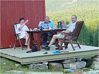 Skål for ny terrasse