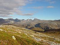 Utsyn mot Tverråsen og Sørdalen fra Gjætarfjellet