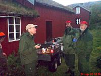 Er det kaffe i koppene?