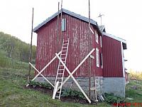 Stillasen er snart klar