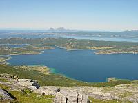 Utsikt ned på Fjell