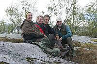 Eva, Kari, Ola og Inge på Ågdalen