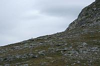 Her kommer folk opp som går fra Fjellvika