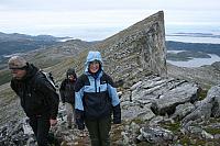 Helene og et par vi gikk sammen med opp til tops
