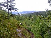 Stien opp mot Lappskaret